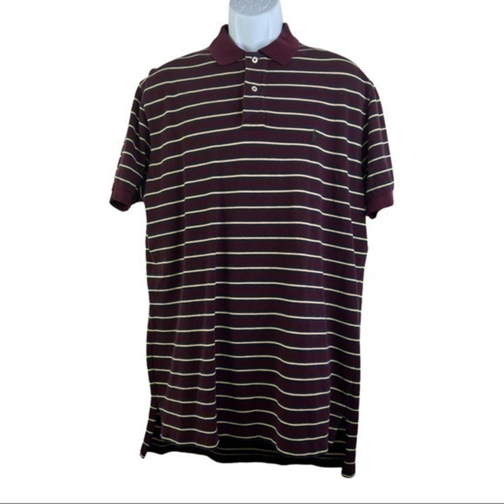 Polo Ralph Lauren Men T-shirt Coke Striped Sz L